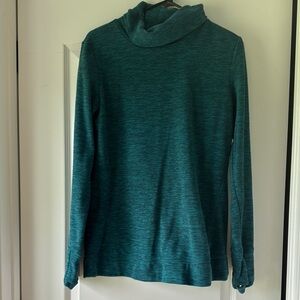 Tek Gear Teal Turtleneck Top, Size S